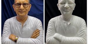 White Marble Human Statue