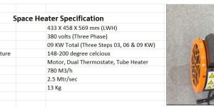 Electric Space Heater