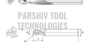 3 Flute Solid Carbide Ball Nose End Mills