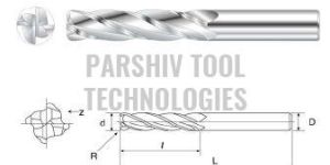 4 Flute Solid Carbide Corner Radius End Mills