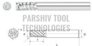 6 Flute Solid Carbide Corner Radius End Mills