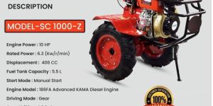 Kuber 10 HP Diesel Hand Weeder