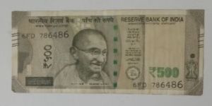 lucky number 500 antique note