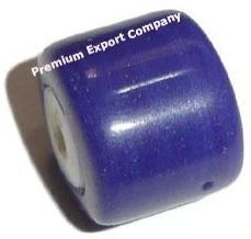 White Heart Glass Beads