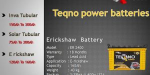 160Ah/18M Erickshaw Battery Teqno