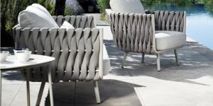 Braid Rope Chair Set