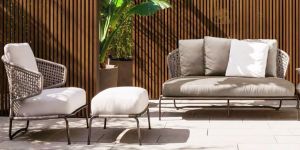 Braid Rope Outdoor Furniture Sofa Set