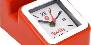 Pomotional Table Clock with Pen Stand and Mobile Stand