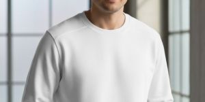 Mens White Stylish Hoodie