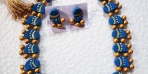 Hand Made Terracotta Jewellery Necklace Set