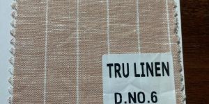 Tru Linen Striped & Checks Fabric 60 Lea Premium Shirting