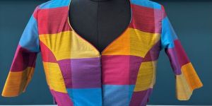 Multicolor Silk Blouse