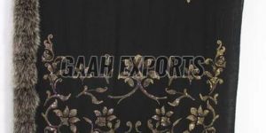 Swarovski Pashmina Fur Shawl