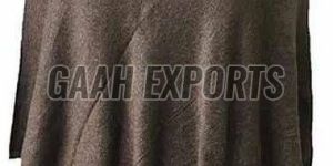 V Shape Cashmere Knitted Poncho