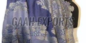 Wool Double Color French Lace Shawl