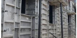 Silver Polished Aluminium Wall Formwork