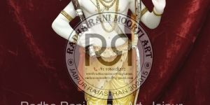 White Marble Parshuram Ji Moorti