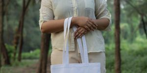 Plain Cotton Promotional Carry Bags