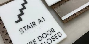 Room Braille Signage