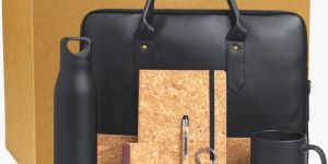 Cork Combo Set Laptop Bag Customized Corporate Gifts