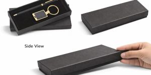 SR 240 Premium Metal Pen Square Keychain Gift Set