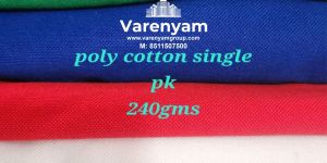 Cotton Polyester Single Jersey Fabric