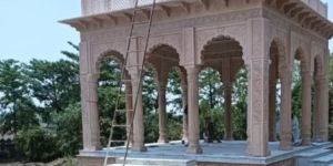 Sandstone Outdoor Hut Gazebo