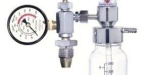 Oxygen Flowmeter with Humidifier Bottle