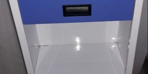 Stainless Steel Bedside Cabinet