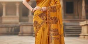 Elegant Handblock Mixed Cotton Sarees