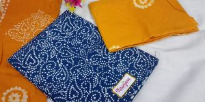 Batik Print Cotton Dress Material