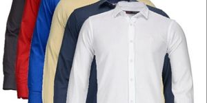 Mens Plain Cotton Shirt