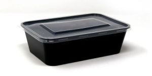 Rectangular Disposable Plastic Food Container