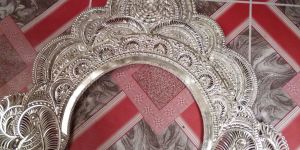 Handmade Silver Mukut