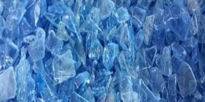 Unwashed Light Blue PET Bottle Flake