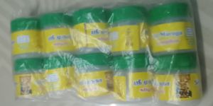 White Camphor Tablets Jar