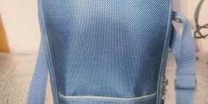 Light Blue Polyester Insulated Lunch Bag