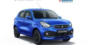 celerio metallic speedy blue maruti car