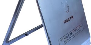 SS 304 Hinged Square Manhole Cover with Handle