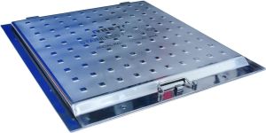 SS 304 Perforated Square Manhole Cover with Frame