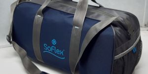 Blue Customized Duffle Bag