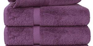 Purple Turkish Cotton Bath Towels