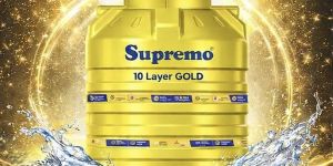 Supremo 10L Gold Water Tank