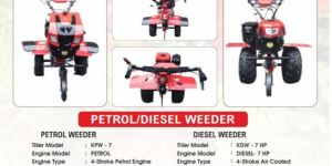 Kuber 7 HP Diesel and Petrol Power Hand Weeder