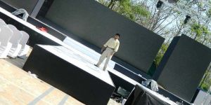 Hydraulic Truck Mounted Portable Mobile Display LED Mobile Van