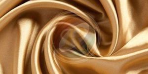 Plain Golden Satin Fabric