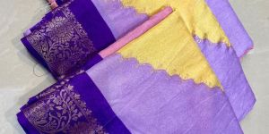 stylish soft organza silk saree