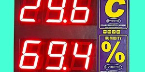 Temperature Humidity Digital LED Display