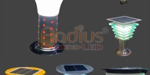 Decorative Outdoor Solar LED Bollard Light