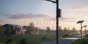Solar Powered Outdoor LED Street Light